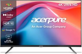 acerpure TV by Acer (2024 Series) 108 cm (43 inch) Ultra HD (4K) LED Smart Google TV with Bezel-Less | Google OS | VRR | ALLM | Dolby ATMOS