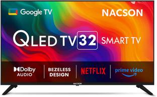 Nacson 80 cm (32 inch) QLED HD Ready Smart Google TV with Free Channel Access to free content
