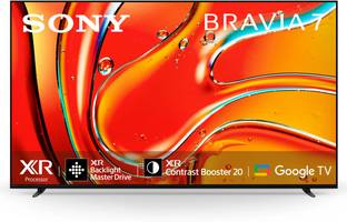 SONY BRAVIA 7 163.9 cm (65 inch) Ultra HD (4K) Mini LED Smart Google TV with Advanced AI Processor XR, Studio Calibrated, Dolby Vision Atmos