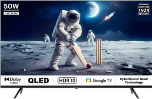 Blaupunkt Dot 108 cm (43 inch) QLED Ultra HD (4K) Smart Google TV with 50W Sound Output HDR 10 | | DTS...