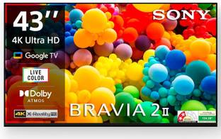 SONY BRAVIA 2M2 108 cm (43 inch) Ultra HD (4K) LED Smart Google TV 2025 Edition with DOLBY ATMOS