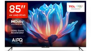 TCL 215 cm (85 inch) Ultra HD (4K) LED Smart Google TV with Dlby Vision-Atmos, 120Hz Game Accelerator with Hands-Free Voice Control