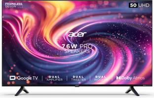 Acer H PRO Series 127 cm (50 inch) Ultra HD (4K) LED Smart Google TV with 76W PRO Speakers, Dolby Visi...