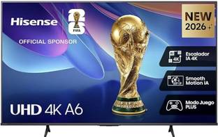 Hisense 164 cm (65 inch) Ultra HD (4K) LED Smart VIDAA TV with Dolby Vision | AI 4K Upscaler | Game Mo...