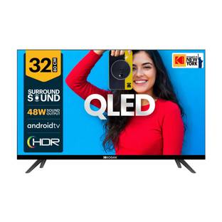 KODAK Matrix 80 cm (32 inch) QLED HD Ready Smart Android TV with Dolby Digital Plus 48W Sound Output D...