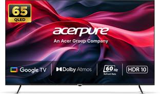 acerpure by Acer Elevate Tv 164 cm (65 inch) QLED Ultra HD (4K) Smart Google TV with Bezel-Less | Google OS | VRR | ALLM | Dolby ATMOS