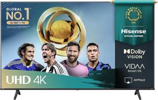 Hisense 164 cm (65 inch) Ultra HD (4K) LED Smart VIDAA TV with Smart VIDAA TV with Dolby Vision | AI 4...