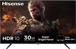 Hisense 108 cm (43 inch) Full HD LED Smart Google TV 2024 Edition with Dolby Audio, 30W Powerful Sound...