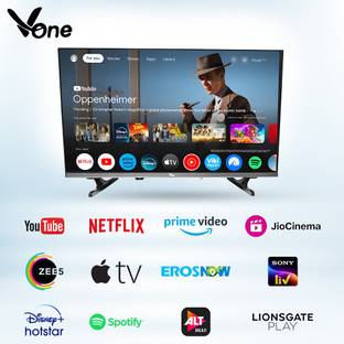 VONE 80 cm (32 inch) Full HD LED Smart Android TV with VONE
