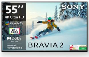 SONY Bravia 2 138.8 cm (55 inch) Ultra HD (4K) LED Smart Google TV with Feature for PlayStation 5