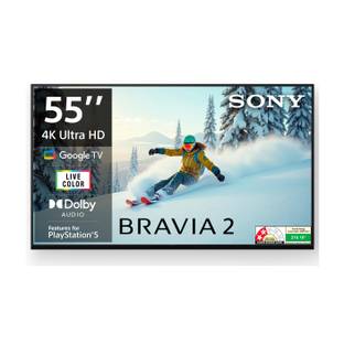 SONY Bravia 2 138.8 cm (55 inch) Ultra HD (4K) LED Smart Google TV with Feature for PlayStation 5