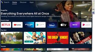 Lloyd 218 cm (86 inch) Ultra HD (4K) LED Smart Google TV with Far Field Technology | AI Quad Core Proc...