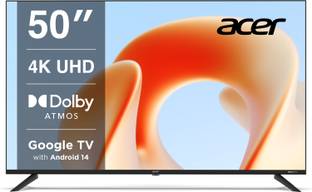 Acer G plus Series 127 CM (50 inch) Ultra HD (4K) LED Smart Google TV with (black) 2024 Model