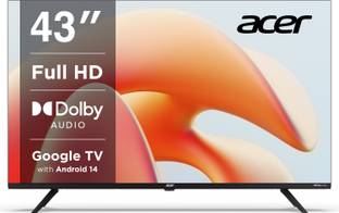 Acer G plus Series 108 cm (43 inch) Full HD LED Smart Google TV with (black) 2024 Model