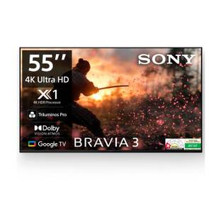SONY Bravia 3 138.8 cm (55 inch) Ultra HD (4K) LED Smart Google TV with Dolby Vision| Dolby Atmos | Fe...