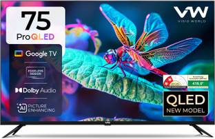 VW 189 cm (75 inch) QLED Ultra HD (4K) Smart Google TV 2025 Edition