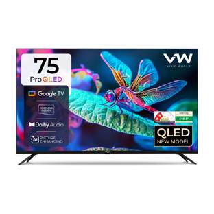 VW Pro Series 189 cm (75 inch) QLED Ultra HD (4K) Smart Google TV