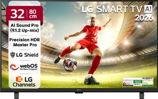 LG AI LB65 80 cm (32 inch) Full HD LED Smart WebOS TV 2026 Edition with Alpha5 AI Processor Gen9, HDR1...