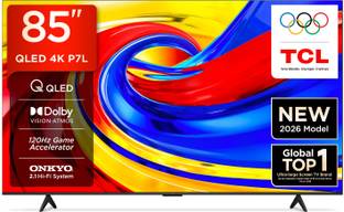 TCL 214.78 cm (85 inch) QLED Ultra HD (4K) Smart Google TV 2026 Edition