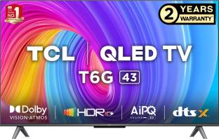 TCL 108 cm (43 inch) QLED Ultra HD (4K) Smart Google TV With Hands-Free Voice Control