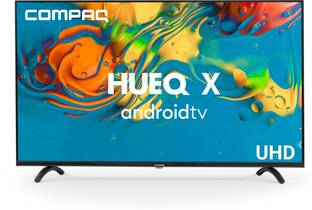 Compaq 109 cm (43 inch) Ultra HD (4K) LED Smart Android TV with 2GB RAM,Dolby Audio,WCG+,HDR 10,ESE