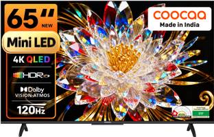 Coocaa 164 cm (65 inch) Ultra HD (4K) Mini LED Smart Google TV 2025 Edition with Local Dimming -2025 E...