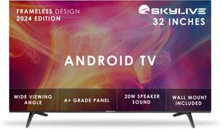 skylive 80 cm (32 inch) HD Ready LED Smart Android Based TV with Skylive 80 cm (32 inches)Bezel-Less S...