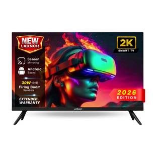 Uniboom ULTIMA 60 cm (24 inch) HD Ready LED Smart Android TV with 30W Frameless Edition - Aura Vision+...