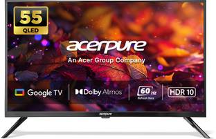 acerpure by Acer Elevate Tv 139 cm (55 inch) QLED Ultra HD (4K) Smart Google TV with Bezel-Less | Goog...
