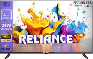 Reliance Jumbo 80 cm (32 inch) Full HD LED Smart Android TV 2025 Edition with 24 W Front Boom Speakers...