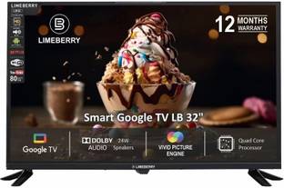 LIMEBERRY Premium 81 cm (32 inch) Full HD LED Smart Google TV with Remote