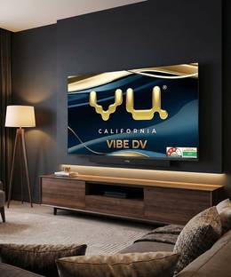 Vu 2025 Vibe DV 126 cm (50 inch) QLED Ultra HD (4K) Smart Google TV 2025 Edition with 88 Watts Sound |...