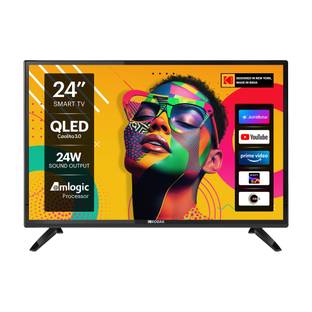 KODAK QLED SE 60 cm (24 inch) QLED HD Ready Smart Linux TV with 24 W Sound output | 2 Speakers | 300 N...