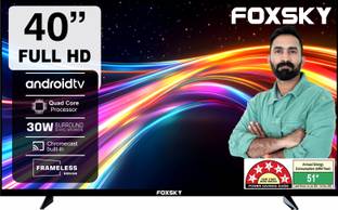 Foxsky 102 cm (40 inch) Full HD LED Smart Android TV