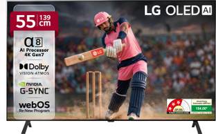 LG AI TV OLED B4 139 cm (55 inch) OLED Ultra HD (4K) Smart WebOS TV with Alpha 8 AI Processor 4K | AI ...