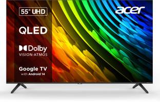 Acer V Pro Series 138.7 cm (55 inch) QLED Ultra HD (4K) Smart Google TV 2025 Edition