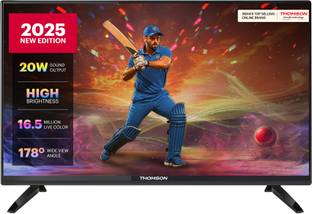 Thomson 60 cm (24 inch) HD Ready LED TV 2025 Edition with 20W Sound Output | 2 Speakers | Wide View An...