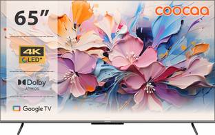 Coocaa Frameless 164 cm (65 inch) QLED Ultra HD (4K) Smart Google TV with Matte Display