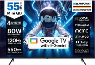 Blaupunkt 139 cm (55 inch) Ultra HD (4K) Mini LED Smart Google TV 2026 Edition