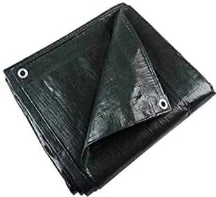 Bharatdecors tarpauline Tarpatri tadpatri 12 X 15 FEET 300 GSM BLACK Tent - For UV RESISTANT PROTECT FROM WIND RAIN , SUNLIGHT