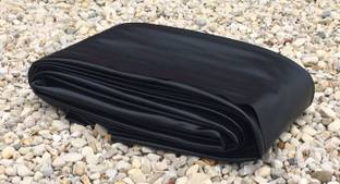 DEWAN SONS Rubber Heavy Duty Tent - For Sheet Black (20 ft x 10 ft) 500 GSM Fish Pond Liner Garden Pools HDPE Membrane Reinforced