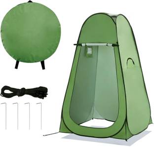 WAKTORO Toilet Tent for Camping and Hiking (Green) Tent - For 1 Person (Green) Tent - For Camping Tent