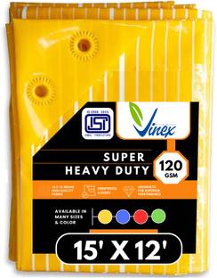 Vinex 15ft X 12ft, 120 GSM | Multilayer Water Proof Tarpaulin Sheet | Tadpatri Tent - For Transportation Covers