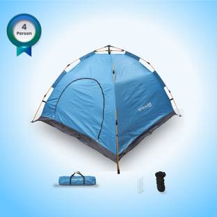 Strauss 4 Person Automatic Camping Tent |Waterproof & Portable | Ideal for Picnic,Hiking Tent - For all age group