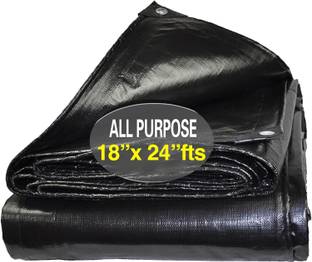 Buildingshop Tripal Waterproof Heavy Duty 18" X 24" Feet 100% Waterproof Virgin HDP Tarpaulin Tent - For Heat Reduce Sheet For Roof Also As Rain Protector For Balcony