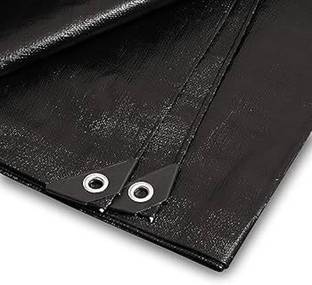 BHARAT DECORE TARPAULINE BLACK 18 FEET X 24 FEET Tent - For PLASTIC COVER FOR TRUCK RAIN OUTDOOR SUN 200 GSM