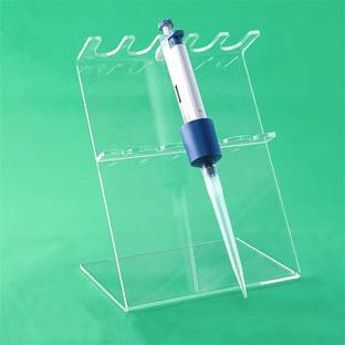 EXCLIQ Micropipette Z Shape Linear Stand for 5 Pipettes Glass Test Tube Rack