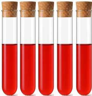 LABXPORT 12 ml Rimmed Borosilicate Glass Test Tube