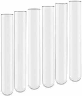 VITSZEE 15 ml Rimmed Glass Test Tube