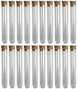ecare 20 ml Rimmed Borosilicate Glass Test Tube